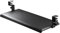 GJGZYY Keyboard Tray Under Desk, Clamp-on Computer Keyboard and Mouse Tray, Slide-Out Platform Drawer for Typing, Black