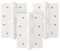 EAI White Door Hinges | 4 Inch / 102mm White Internal Fire Door Hinges | 1.5 Pairs