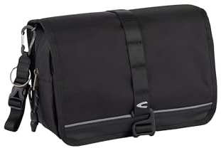 camel active Herren Connect Kulturbeutel mit Haken zum Aufhängen Schwarz, Menswear-S