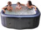 Mspa Whirlpool Otium 185 x 185 x 68 cm – Whirlpool Hinchable para 6 Personas con 125 chorros de Masaje, 6 boquillas de hidromasaje, calefacción PTC