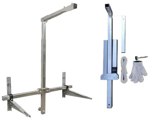 Outil d'installation d'unité extérieure de climatisation, avec treuil manuel et support pliable DOLUNTO(Folding only bracket)