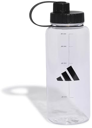adidas Unisex Tritan Bottle 1 L Bottle, TRANSPARENT/black, One Size