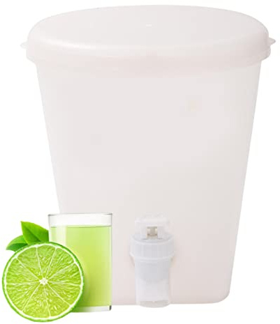 Chillers Water Fountains, Drink Dispensers with Tap for Parties 1.5L Clear Beverage Dispenser with Faucet Table Top for Fruit Teapot