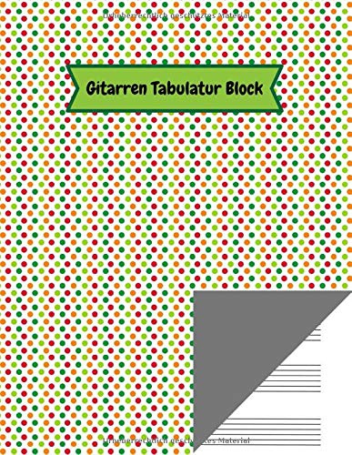 Gitarren Tabulatur Block: Tab Heft mit leeren Tabulaturlinien und Akkorddiagrammen | 108 Seiten inkl. Inhaltsverzeichnis | Geschenkidee für Gitarristen