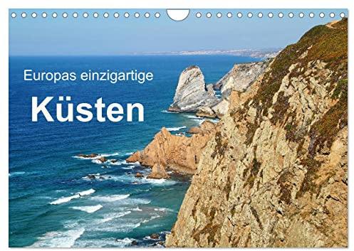 Europas einzigartige Küsten (Wandkalender 2026 DIN A4 quer), CALVENDO Monatskalender: Von Finnland bis Portugal (CALVENDO Natur)