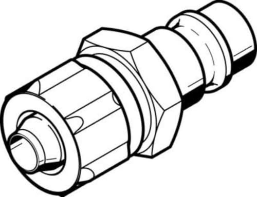 KS4 – CK – 6 2151 Male Coupling Width: 4,90 mm Normal Nominal: 432L/min Flow Product Weight: 26,0g