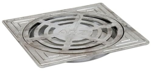 Grille en aluminium pour chambre de visite et skimmer de piscine - LINE ECO - 297 x 297 mm