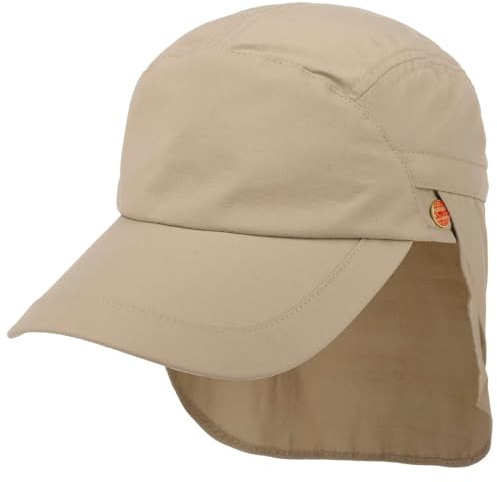 Mayser Robben Coolmax Baseballcap UV-Schutz Nackenschutz Damen und Herren Frühling Sommer beige 59 cm