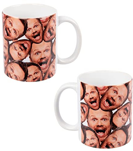Ralf Schmitz Tasse - Allover Print Kaffeetasse Becher Kaffeebecher aus Keramik 320 ml