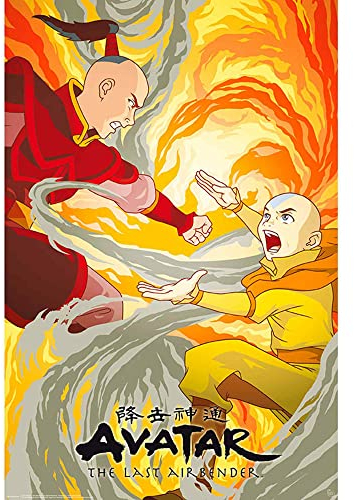 Abystyle GB Eye Avatar-Poster Aang vs. Zuko