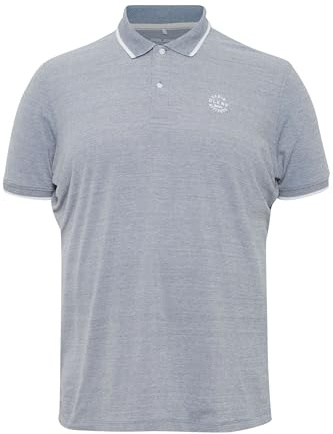 Blend BHNATE BT - 20708180BB Herren Poloshirt Polohemd Shirt, Größe:6XL, Farbe:Denim Blue (74646)