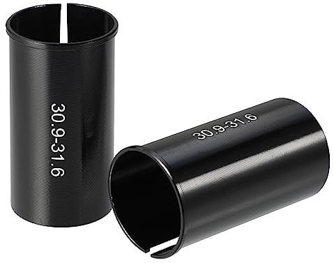 X AUTOHAUX 2 Pcs 30.9mm to 31.6mm Bike Seat Post Tube Adapter Reducing Sleeve
