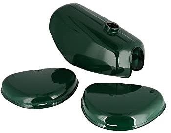 EAO Tank + Seitendeckel, Grün RAL 6005 - für Simson S50, S51, S70 Motorrad