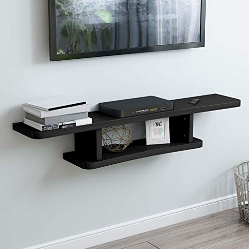 CBNTXDBZ Router-Aufbewahrungsbox aus Holz, TV-Wandschrank, Set-Top-Box, Aufbewahrungsregal, Aufbewahrungseinheit, Organizer, Regal für DVD-Kabelbox