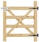 INMOZATA Garden Gate Wooden Pedestrian Gate with Gate Lock and Hinge, 2.5ft Wide x 3ft High (76cm Wide x 90cm High)