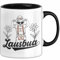 Lausbua Tasse Geschenk Oktober München Geschenkidee Becher (Schwarz)