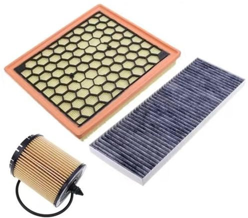 CKLS Filtro Aria Abitacolo Auto per Opel for Corsa C 2002-2010 2.2L Filtro dell'Aria Antipolvere Anti-polline,Normal-3 Piece Suit