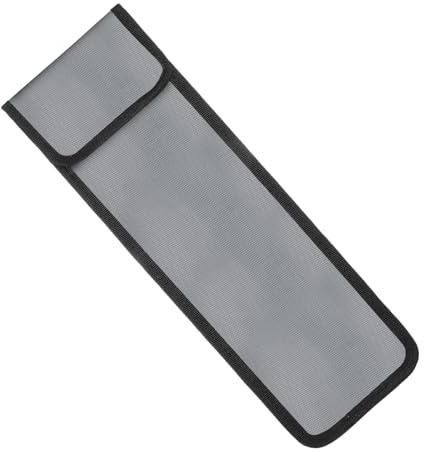 DOITOOL Grilling Tool Pouch Utensil Storage Camping Storing Skewers Cutlery Portable Bag Kabob Case Skewer Keeper Barbecue Stick Grey