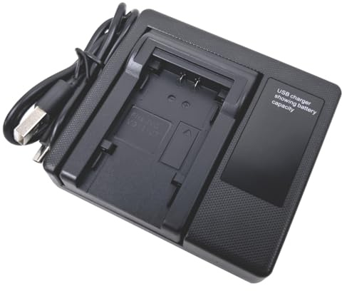 USB Battery Charger for JVC BN-VG121 BN-VG121U BN-VG107 BN-VG108U BN-VG114 BN-VG138 BN-VG138U Everio GZ-EX215 GZ-EX250 GZ-EX355 GZ-E GZ-GX GZ-HD GZ-HM GZ-MS Series Camera (SINGLE)
