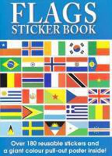 Flags of The World Sticker Book and World Poster