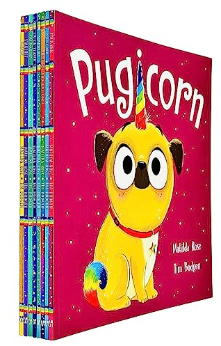 Magic Pet Shop Series 8 Books Collection Set By Matilda Rose(Pugicorn, Kitticorn, Pugicorn and Hugicorn, Starwhal, La-La-Llama, Pandarina, Starpuff & Elepop)