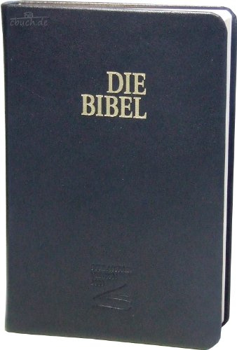Schlachter 2000 Bibel - Taschenausgabe (Softcover, schwarz, Goldschnitt, Griffregister): Taschenausgabe mit Parallelstellen, Kalbsleder-Einband ... / neue Rechtschreibung / Fadenheftung