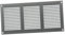 300x150mm Rejilla de Ventilación con Mosquitera - Rejillas de Aireación Metálicas - Acero Galvanizado