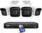 ANNKE H800 4K PoE CCTV Security Camera System, 8CH H.265+ NVR and 4X 8MP C800 IP Bullet Outdoor Cameras, Person and Vehicle Detection, 100ft Night Vision, 2TB HDD for 24/7 Continuous Recording