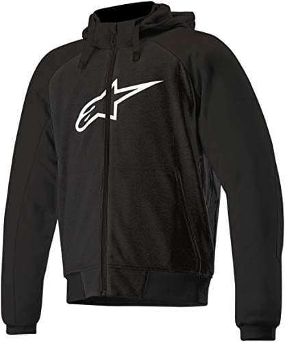 Alpinestars Hoodie Sweatshirt Sweatjacke Kapuzenpullover Chrome Sport Hoodie schwarz XXL, Herren, Sportler, Ganzjährig, Polyester