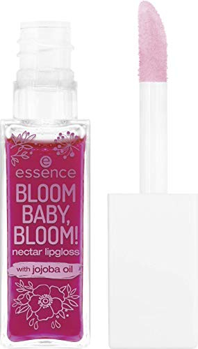 Essence BLOOM BABY, BLOOM! Nectar Lipgloss with Jojobaöl Nr. 01 Hibis-kiss Inhalt: 9ml Shiny Lipgloss mit Vitamin E