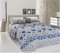 PELLECCHIA COLORI | Telo Copriletto Matrimoniale 260 x 280 cm, 100% Cotone Piquet, Ideale Come Telo Arredo, Coperta Salva Letto 2 Piazze, Fantasia Mongolfiera Blu, 100% Made in Italy