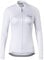 Santic Fahrradtrikot Damen Langarm Radtrikot Damen Fahrradshirt Radshirt MTB mit Taschen Weiß EU L