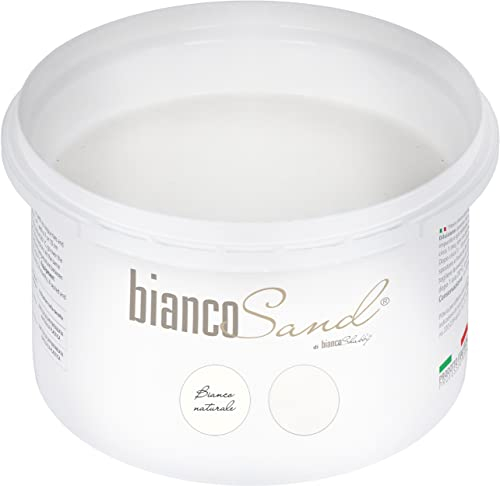 CHALK PAINT MATERICA EFFETTO SABBIATO PER PARETI E OGGETTI - biancoSand Bianco Naturale - Decora e Rinnova facilmente la tua casa (1 Litro)