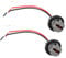 Glühbirnen Sockel Halter 7443 2 Stück T20 Stecker Lampenfassung Buchse Adapter LED Bremslicht Stecker Adapter Kabelbaum für Blinker Bremslicht Rücklicht