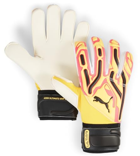 PUMA PUMA Ultra Pro RC, Unisex-Erwachsene Torwarthandschuhe, Sunset Glow-Sun Stream-PUMA Black, 9.5-041859