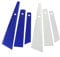 Glue Spreader LUORNG 6IN1 Plastic Glue Smear Sticks Applicator Leather Scraping Spreaders 3 Sizes (20mm, 30mm, 40mm) x 2 Colors (White, Blue)