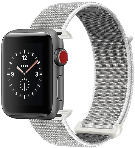 Th-some Armbander Kompatibel mit Apple Watch Armband 41mm/40mm/38mm, Verstellbares Nylon Ersatzarmband Sport Uhrenarmband Kompatibel mit iWatch Series SE/7/6/5/4/3/2/1