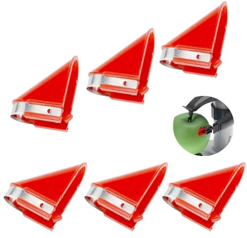 Potato Peelers Blades, 6 Pieces Stainless Steel Replacement Blades Automatic Rotating Fruits Vegetables Cutter Peeling Tool for Automatic Electric Potato Peeler