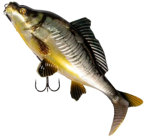 Fox Rage Super Natural Replicant Carp 18cm 104g - Gummiköder, Farbe:Mirror Carp