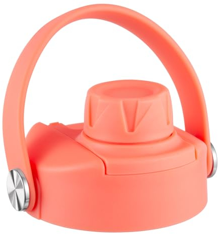 Deckel für Hydro Flask 32 1,2 l breite Öffnung, Ersatzdeckel, kompatibel mit Hydro Flask Weithals-Trinkflasche, oberer Auslaufdeckel mit Griff, breiter Öffnung, Deckel mit Trinkdeckel, Zubehör für