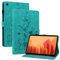 Rosbtib Case for Samsung Galaxy Tab S5e 10.5 Inch 2019 (SM-T720/ SM-T725), Multi-angle Viewing Faux Leather Protective Case with Card Slots Cover Lily Pattern, Green