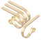 EpheyFIF Kaminhaken für Weihnachtsstrümpfe, Kaminaufsatz, Metall, Strumpfhaken, Clips für Weihnachtsbaum, Tisch, Kamin, 4 Stück (Gold)