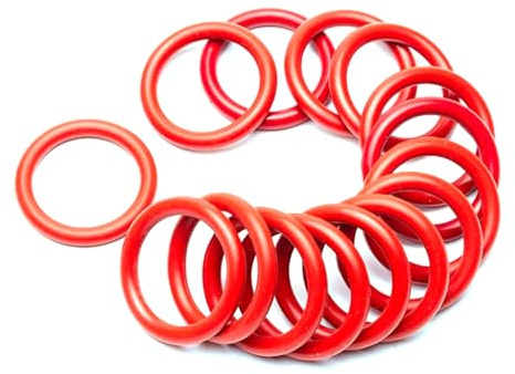 100 Stück Silikon-O-Ringe, 9 x 6 x 1,5 mm, Gummidichtungen für Automobil-, Rohrleitungs- und Industriemaschinen,100 Stück,9x6x1,5 mm