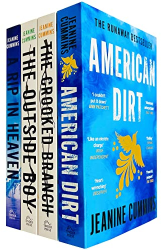 Jeanine Cummins 4 Books Collection Set (American Dirt, The Crooked Branch, The Outside Boy & A Rip in Heaven)