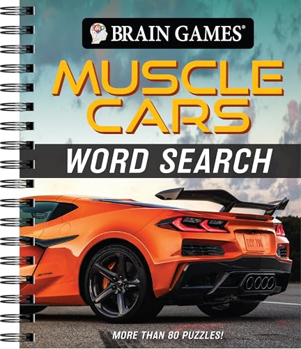 Brain Games - Muscle Cars Word Search: More Than 80 Puzzles!
