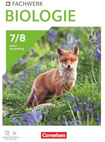 Fachwerk Biologie - Berlin/Brandenburg 2024 - 7./8. Schuljahr: Schulbuch - Mit Videos, Animationen und digitalen Hilfen