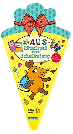Frag doch mal ... die Maus: Maus-Rätselspaß zum Schulanfang: Eintragbuch zur Einschulung für Kinder ab 5 Jahren mit Lernspielen, Schreibübungen, Bastel-Ideen & Co.