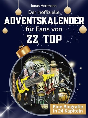 Der inoffizielle Adventskalender für Fans von ZZ Top: 24 Tage mit deinem Star bis Weihnachten. Fanbuch und Biografie in einem. Das ideale Geschenkt für alle Fans.