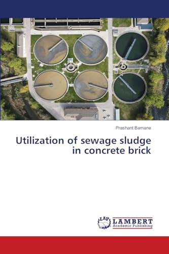 Utilization of sewage sludge in concrete brick