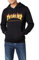 Thrasher Flame Herren-T-Shirt, mit Logo S Schwarz/Flammrot (Nero/Fiamme)